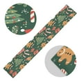 thumbnail image 5 of Yayeee Table Runner 70 inches Long Home Kitchen Dinning Party Decoration, Brown Christmas Gingerbread, 5 of 7