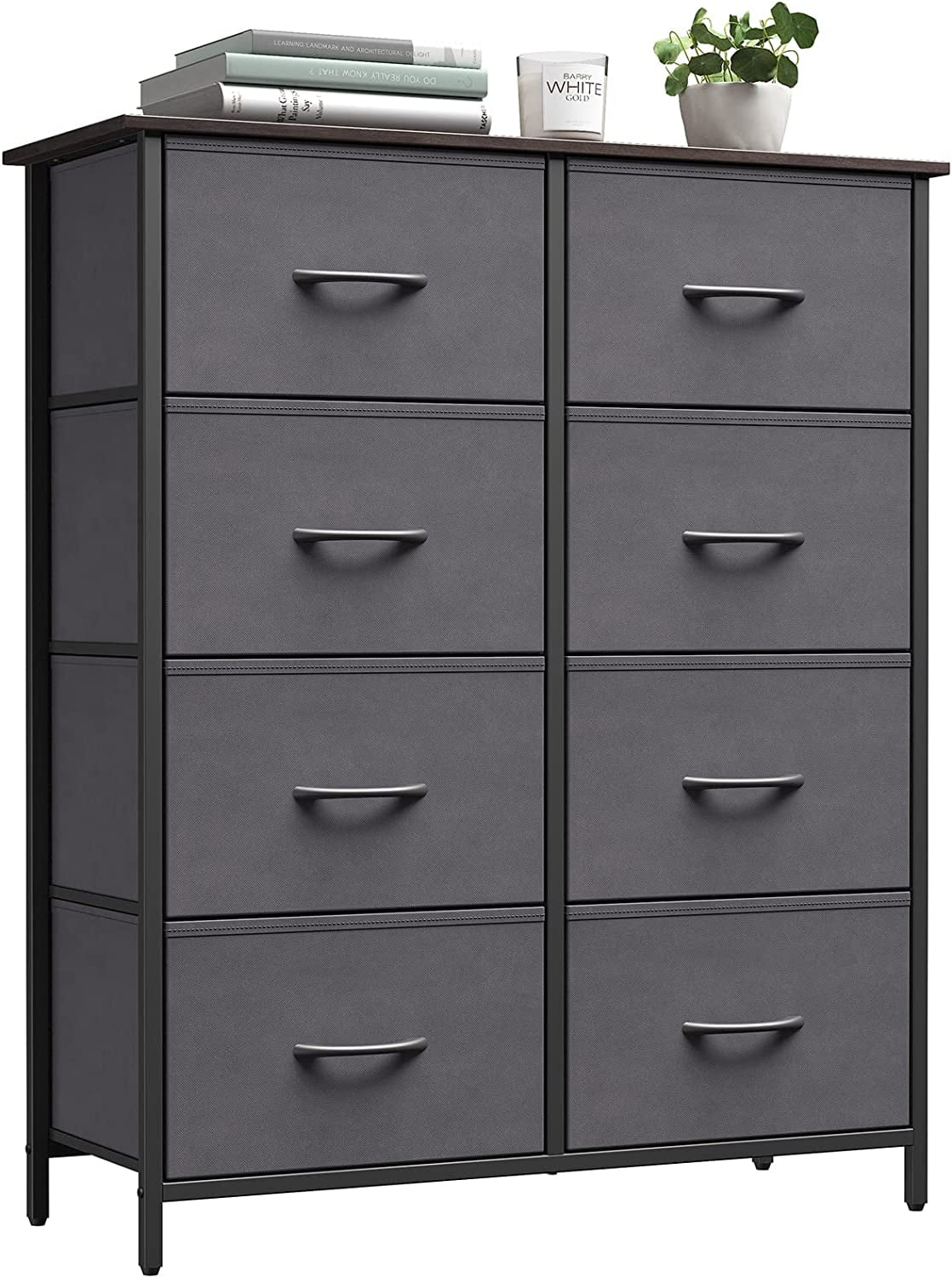 Lifewit Dresser for Bedroom, Chest of Drawers with 8 Fabric Dressers