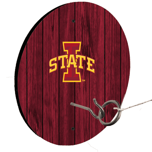 Iowa State University Maroon Ring Toss Lawn Game