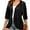A1-Black, variant on Demotime Womens Cardigan Lightweight Open Front 3/4 Sleeve Casual Soft Loose Fit Beach Cover Up Black L