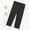 A Black, variant on naisibaby Toddler Baby Girls Candy Color Solid Color Leggings, Kids Tight Casual Pants Gray 5-6T