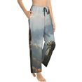 thumbnail image 6 of Salouo Autumn Dragon Mountain View Print Women's Pajama Pants Casual Loose Sweatpants PJs Flowy Pants Drawstring Palazzo for Women Wide Leg Pants Lounge Pajama -XX-Large, 6 of 8