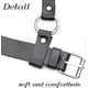 thumbnail image 4 of Women Girls Punk Waist Harness Jewelry Body Chest Harness Body Chain Goth Black Caged Bra PU Leather Waistband for Rave Festival, 4 of 5