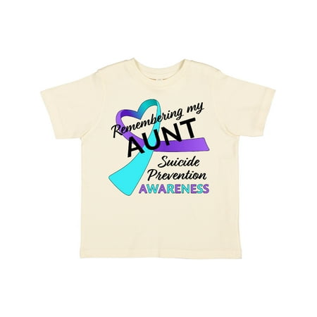 

Inktastic Remembering My Aunt- Suicide Prevention Awareness Gift Toddler Boy or Toddler Girl T-Shirt