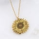 thumbnail image 2 of Guardurnaity Collar de girasol ampliamente aplicable, colgante de letras de doble capa, suministros para niñas, joyería cúbica de eslabones de Ropa, zapatos y accesorios Miscelánea Oro rosa, 2 of 6