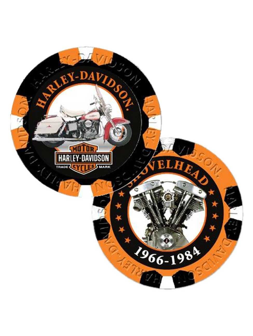 Details about  / Harley Davidson Poker Chips Sound HD Marysville OR