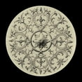 thumbnail image 3 of Vision Studio 15x15 Black Modern Framed Museum Art Print Titled - Black and Tan Medallion II, 3 of 5