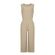 thumbnail image 4 of ICHUANYI Clearance Jumpsuits For Women Sleeveless Pocket Solid Color Loose Straight Pants Fashion Romper Pants(Khaki, S) ICHUANYI WER2023080709499, 4 of 8