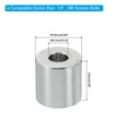 thumbnail image 2 of M6 Aluminum Spacers, 5Pcs Metal Spacer Aluminum 6.2mm ID x 15mm OD x 15mm L for 1/4" or M6 Screw Bolts, 2 of 5