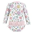 thumbnail image 2 of Hudson Baby Girls Rashguard Baby Swimsuit, Vintage Blossom, 3-6 Months, 2 of 2