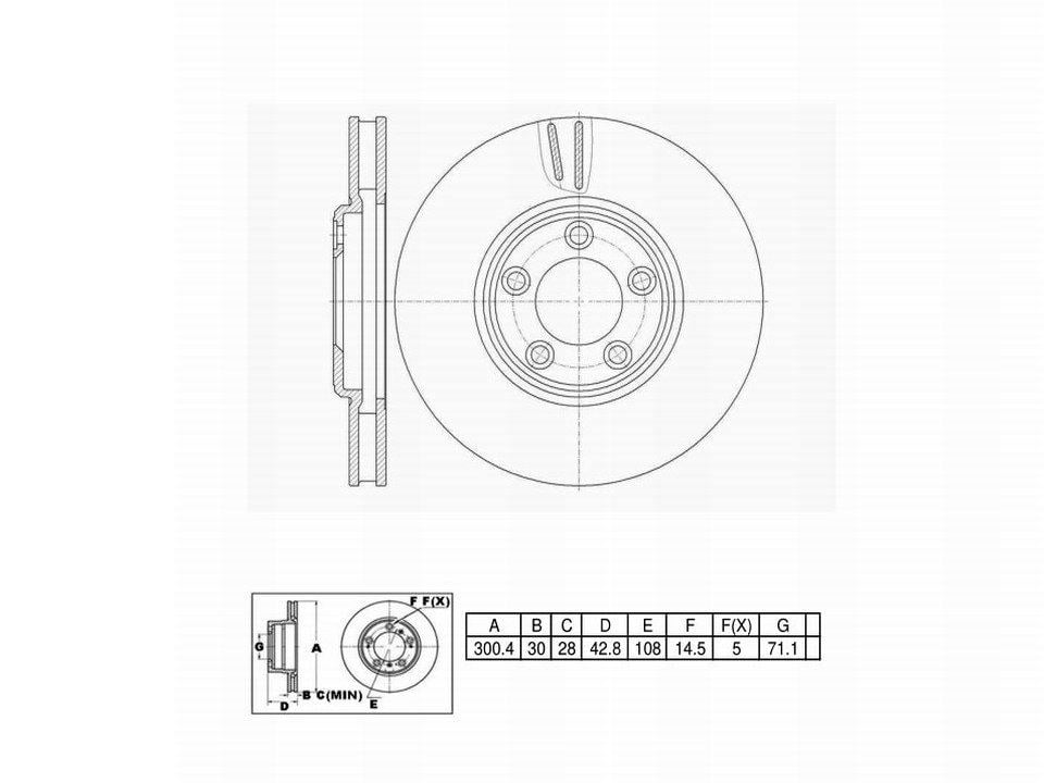 Winstop Brake Rotor, Front WS240518, Jaguar S-Type 2005-1999