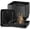 Black, variant on TrendMallOasis 50 Pack Disposable Cat Litter Box for Cats, Large Disposable Kitty Litter Tray Boxes 19.69 x 15.75 x 3.94 Inches Plastic Pets Pan Standard for Indoor Home Travel Portable(Black)