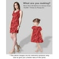 thumbnail image 5 of Soimoi Asian Paisley Printed, Cotton Satin Spandex, Sewing Fabric by The Yard 54 Inch Wide, Decorative Fabric for Dresses and Home Accents, Red, 5 of 5