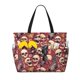 thumbnail image 1 of Fotbe Skull record Guitar music Bolsa de Viaje para Playa - Resistente al Agua, Bolsa Tote de Gran Capacidad y Ligera con 7 Bolsillos para Mujeres y Hombres, 1 of 7