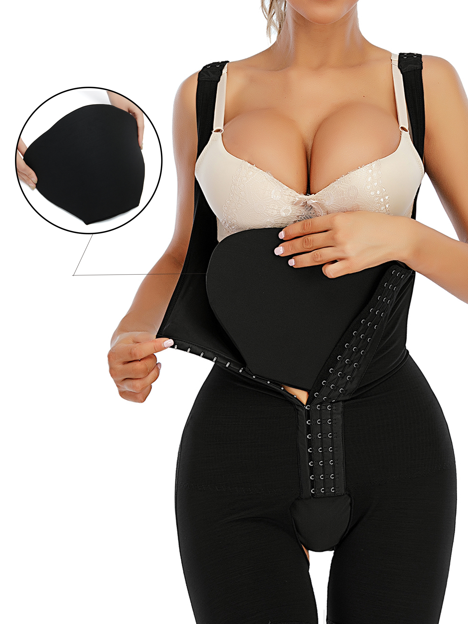 Vorcy Ab Board Post Operatoria – Tavoletta Addominale In Schiuma Con Rivestimento In Cotone Per Compressione Dopo Liposuzione O Tummy Tuck