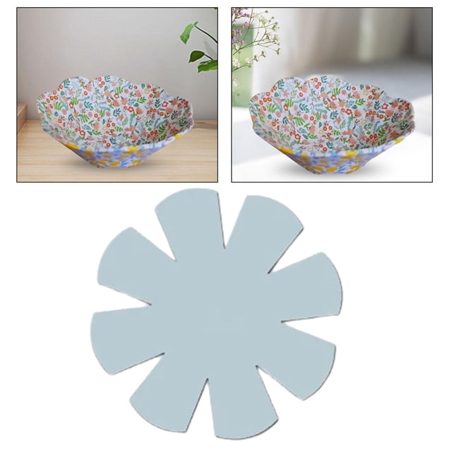 Plantilla para cuenco acogedor DIY Macarena Patrón de cuenco con forma de flor 5 pulgadas