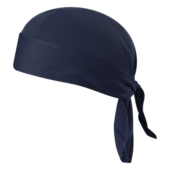 BELTNOV Men's Outdoor Sun Protection Bandana Hat with Breathable Mesh Sweat-Wicking, 100% Polyester, Full Head Coverage Navy