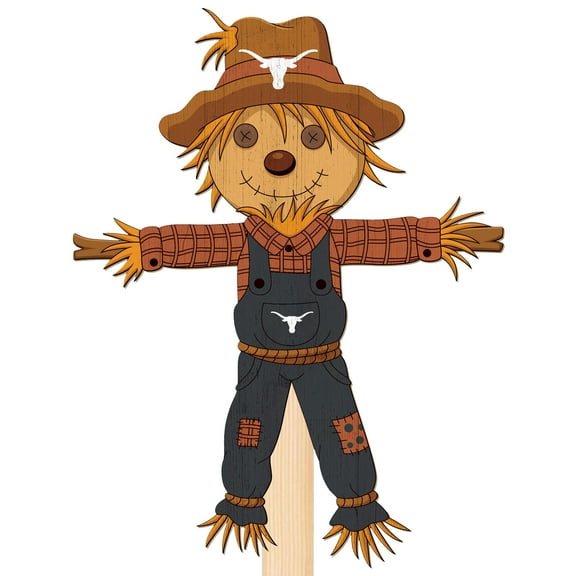 Texas Longhorns 12" Scarecrow Yard Stake