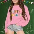 thumbnail image 2 of Chenglor Back To School Hoodie for Girls Girls Sweatshirt Back To School Hoodie 7 Year Old Girl Clothes Children's Fashion Clothes (9-10 Years Pink), 2 of 4