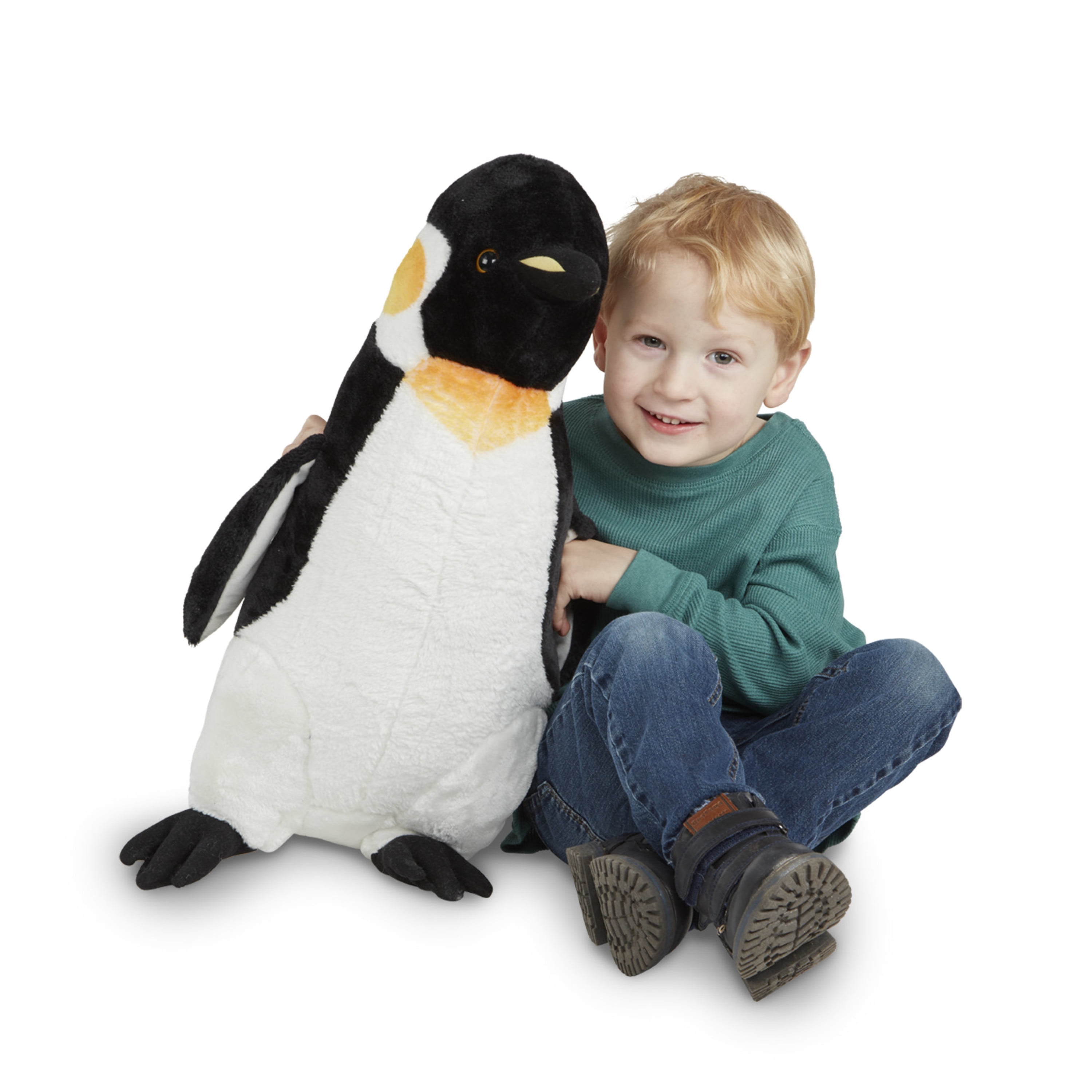 big penguin stuffed animal