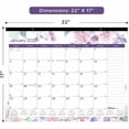thumbnail image 3 of 2026 Blueline® Colorful Monthly Desk Pad Calendar, 22" x 17", Passion, January To December, C194113, 3 of 6