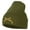Olive, variant on Military Police Insignia Embroidered Long Knitted Beanie - Navy OSFM