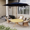 thumbnail image 4 of Abba Patio 11ft Outdoor Patio Umbrella w/ Push Button Tilt and Crank, 6 Ribs-Dark Blue, 4 of 5