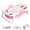 Dark Pink, variant on Tumajup Collapsible Baby Bathtub with Soft Bath Cushion&Thermometer Gray