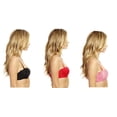 thumbnail image 3 of Just Intimates Bras for Women - Solid / Print / Lace (Pack of 3) (Black / Red Lace / Dots Print, 38), 3 of 4
