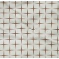 thumbnail image 4 of oneOone Cotton Poplin Twill Brown Fabric Geometric Check Craft Projects Decor Fabric Printed by The Yard 56 Inch Wide, 4 of 4