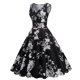 thumbnail image 2 of WILLBEST Vestidos con Curvas para Mujer Vestido Vintage con Cuello En V y Estampado Sexy sin Mangas para Cena Formal Chica, 2 of 3