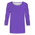 thumbnail image 4 of My Items BeiFu 3/4 Length Sleeve Womens Tops Tshirts Shirts For Women Cotton Womens Tops 3/4 Sleeve Dressy Women Blouses Cotton Long Sleeve Fall Tops For Women, 4 of 4