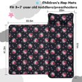 thumbnail image 5 of Pioneer Flower Floral Print Pattern Toddler Nap Mat for Teens Preschool Daycare, Teens Sleeping Mat Bag, Toddler Sleeping Bag with Pillow, 5 of 6