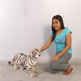 thumbnail image 3 of Standing Siberian Tiger Cub Life Size Statue, 3 of 8