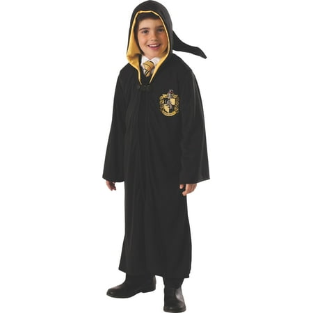 Hufflepuff Hooded Robe Child Unisex Harry Potter 888335 Size Large (12-14)