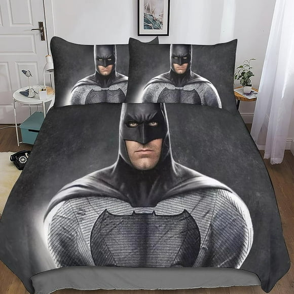 Batman Printed Bedding Set Duvet Cover Bedding Set For Boys And Girls Hidden Zipper Comforter Sets Kingxc 135*200 Cm