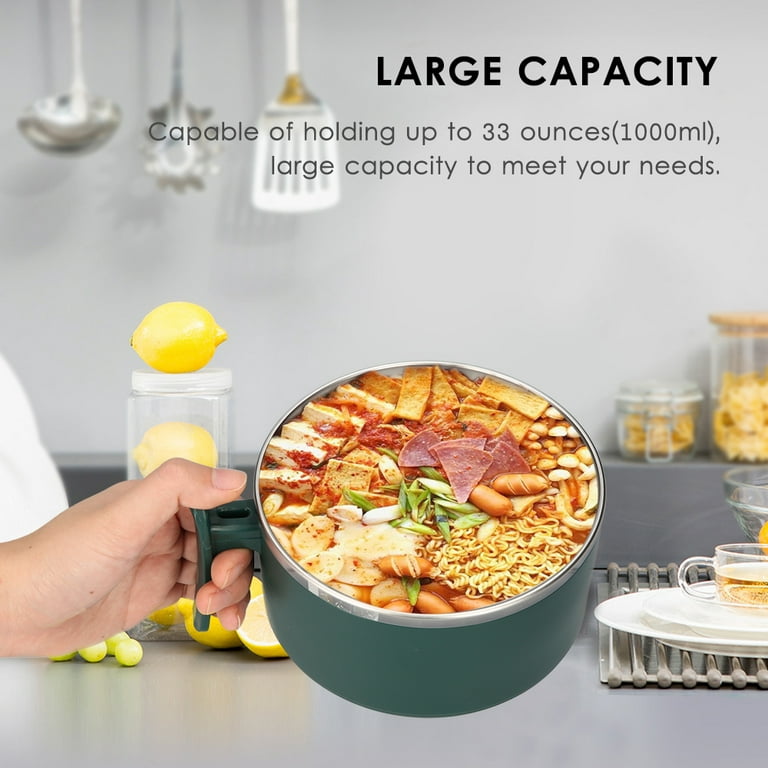 1 pc insulated soup bowl cereal bowl steel sushi bowl Soup Bowl Creative  Food