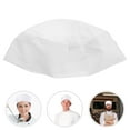 thumbnail image 2 of Unisex Chef Hat with Breathable Mesh Top Adjustable Cotton Culinary Cap Sushi Chef Beanie White Chef Hat for Men Women Kitchen Work, 2 of 6
