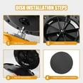 thumbnail image 4 of TOOL1SHOoo Smoothing Polishing Machine,Concrete Polishing Machine,6 Variable Speed Polishing Machine 80-200RPM 1680W Electric Plaster Mortar Mud Trowel(Yellow), 4 of 15