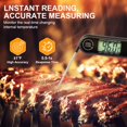 thumbnail image 2 of Meat Thermometer, Instant Read Cooking Thermometer, Cooking Thermometer with Foldable Long Probe and Backlight Screen, Perfect for Kitchen Cooking, BBQ, Water,Meat, Milk, 2 of 5