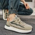 thumbnail image 7 of Men's Lace-Up Mesh Spliced Platform Athletic Casual Shoes, 7 of 7