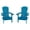 Blue, variant on Flash Furniture Charlestown Folding Adirondack Chair - Sea Foam - Poly Resin - Indoor/Outdoor - Weather Resistant - Set of 2