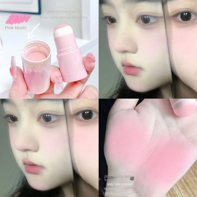Cappuvini Blush Stick Monochrome Rouge Mate Maquillajes De Baja Saturación Estudiante Principiante Cosméticos Coreanos