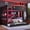 Black + Red + MDF + Pine + Plywood  +Trundle+ Queen, variant on [Luckynote]Queen over Queen Bunk Bed with Storage Drawers and Shelves, Solid Wood Bunk Beds with hooks, No Box Spring Needed, Beige&Natural