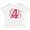 AA-White, variant on Inktastic 4th Birthday Party Photo Number 4 Girls Toddler T-Shirt