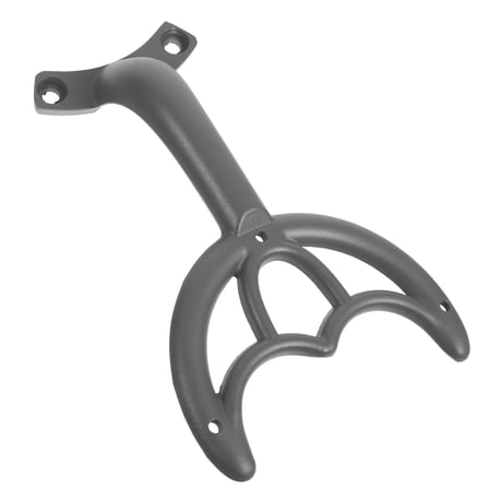 Luxshiny Grey Metal Fan Arms Replacement for Ceiling Fan Blades, Repair Parts for Home Use, 5-Pack