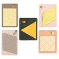thumbnail image 2 of Juego de Tangrams de madera de 5 piezas, juguetes Montessori para niños, regalos para niños, rompecabezas de , juguete para niños y niñas en edad, 2 of 9