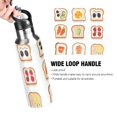 thumbnail image 4 of Yayeee 20oz Double Wall Stainless Steel Water Bottle with Flip Straw, Various Toasts, 4 of 7
