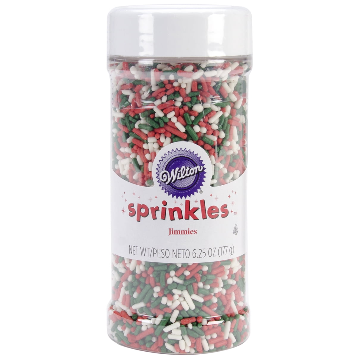 Wilton Sprinkles, Holiday Jimmies 6.25 oz. 7100090