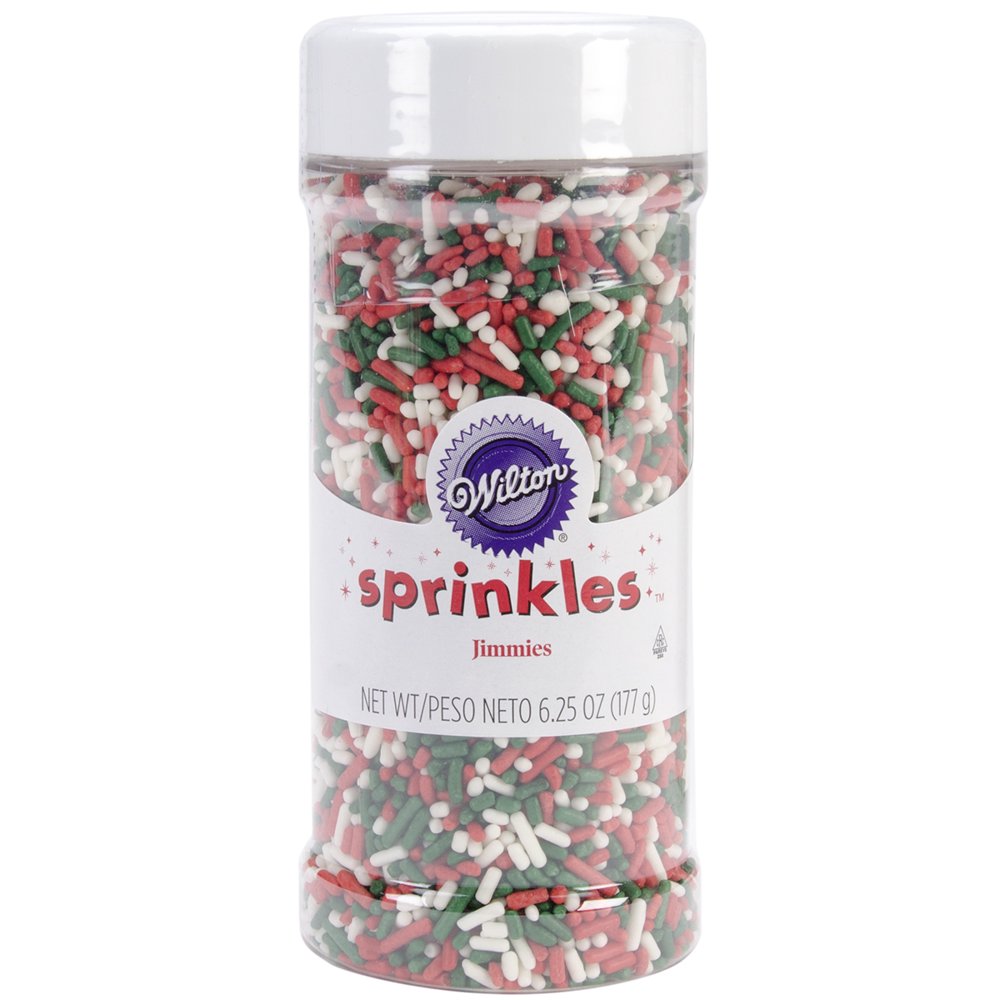 Wilton Sprinkles, Holiday Jimmies 6.25 oz. 7100090